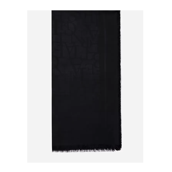 SC01F26E2 Elisabetta Franchi foulard disegno lettering nero