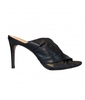 Carrano shoes sabot in pelle nero 315005