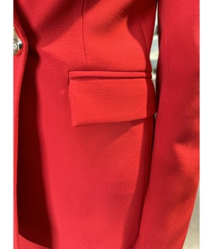 HJ1081HP1410 Hanita collection completo giacca e pantalone rosso