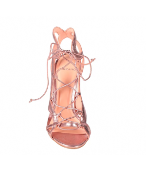CARRANO sandalo in pelle laminata rosa 189075