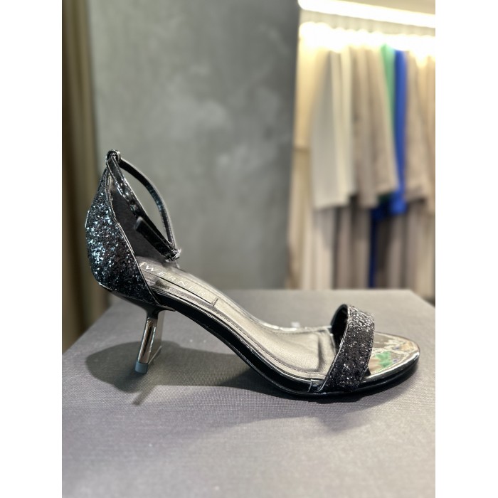 Werner sandalo glitter nero 100166