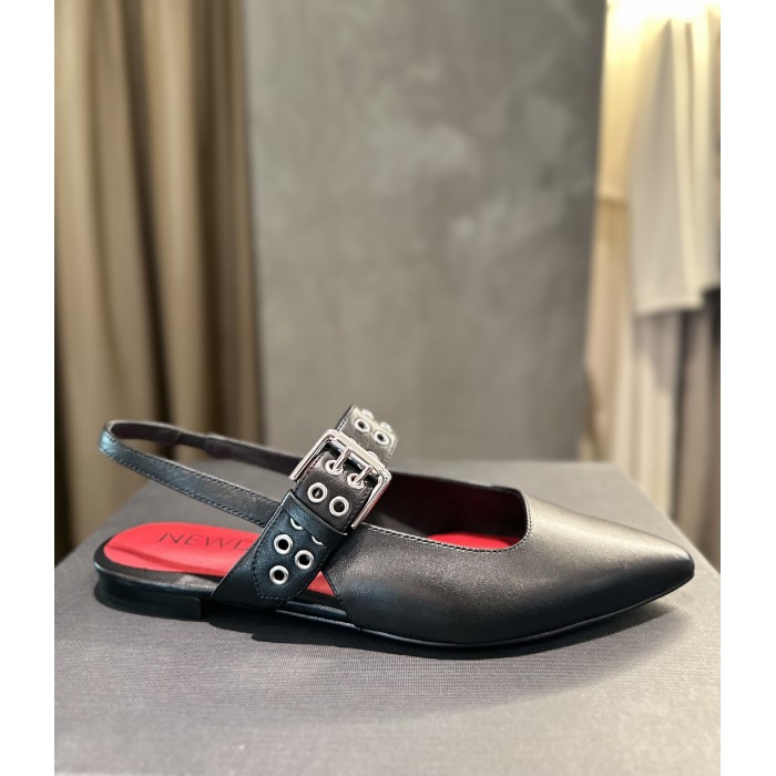 NEWD Slingback nere con borchie 29102