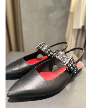 NEWD Slingback nere con borchie 29102