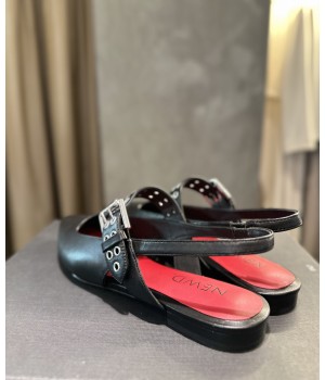 NEWD Slingback nere con borchie 29102