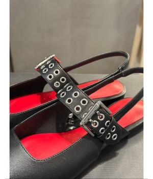 NEWD Slingback nere con borchie 29102