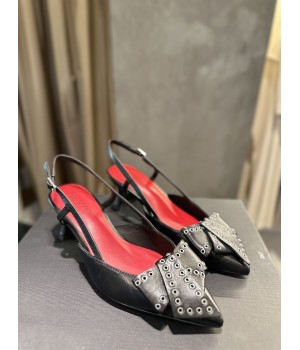 NEWD Slingback nere con borchie 29303