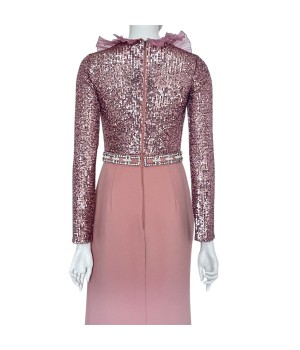 Elisabetta Franchi abito lungo paillettes AB17222E2 Phard