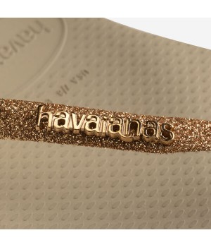 Havaianas Slim Glitter II golden light metallic