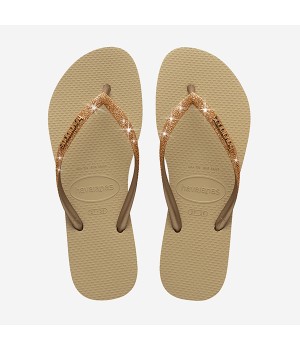Havaianas Slim Glitter II golden light metallic