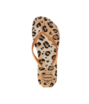 Havaianas Slim animals fc beige stampa animalier