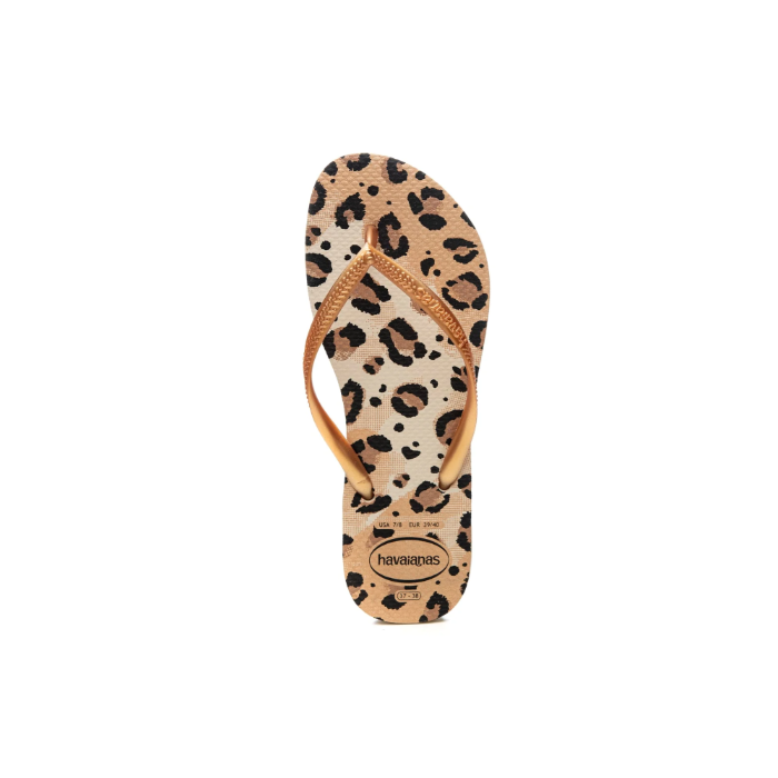 Havaianas Slim animals fc beige stampa animalier